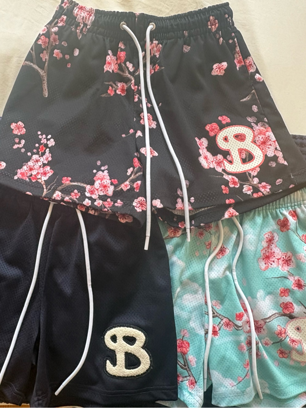 Bucket Squad shorts bundle Athletic Shorts - Black, Mint, navy selling as a 3